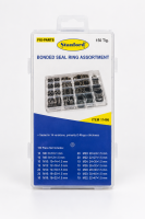 Dichtringe 150-teiliges Bonded-Seal-Dichtringe-Sortiment...