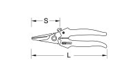 Universalschere, verzahnt, 145mm